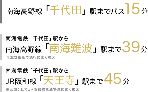交通アクセス情報