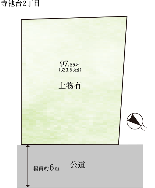 寺池台2丁目 区画図